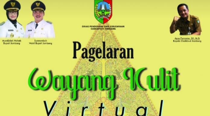 Dinas Pendidikan dan Kebudayaan Jombang Gelar Wayang Kulit Secara Virtual