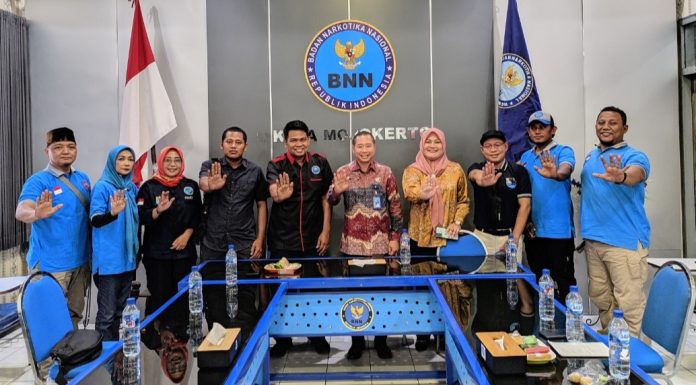 GANN Jombang Bangun Sinergitas Dengan BNNK Mojokerto Dalam Perangi Narkoba