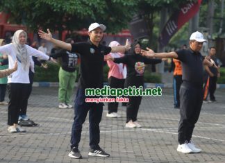 Senam Sehat Bersama Bank Jatim, Kolaborasi Wujudkan Jombang Maju dan Sejahtera untuk Semua