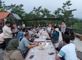 Ngopi Bareng, Kapolres Ikut Memajukan Wisata di Kabupaten Jombang