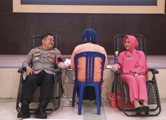 Sambut HUT Bhayangkara ke-79, Polres Jombang Aksi Donor Darah Untuk Kemanusiaan