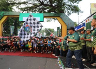 Ribuan Peserta Ramaikan Kodim 0814 Jombang Fun Run By Exduma