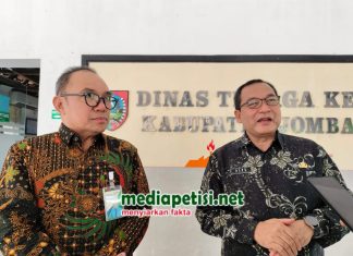 Disnaker Bersama BPJS Ketenagakerjaan Kabupaten Pasuruan dan Probolinggo Studi Banding ke Disnaker Jombang