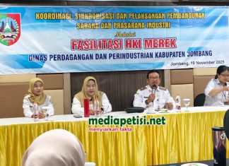 Perkuat Legalitas Produk, Disdagrin Jombang Fasilitasi HKI Merek Kepada IKM