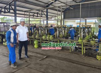 Satreskrim Polres Jombang Sidak ke SPBE, Ketersediaan LPG 3 Kg Subsidi Aman