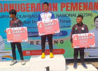 Kontingen Jombang Bawa Pulang 5 Medali pada O2SN Jenjang SD Tingkat Provinsi Jatim