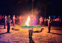 Api Unggun Perjusa Hangatkan Penutupan MPLS SMP Negeri 3 Jombang